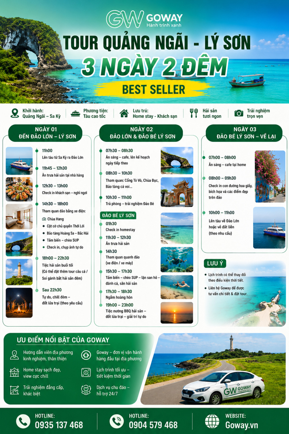 Tour Quảng Ngãi - Lý Sơn 3N2D